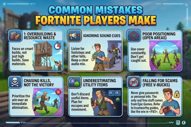 common mistakes players make