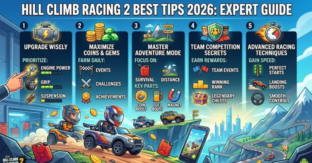 hill climb racing 2 best tips 2026