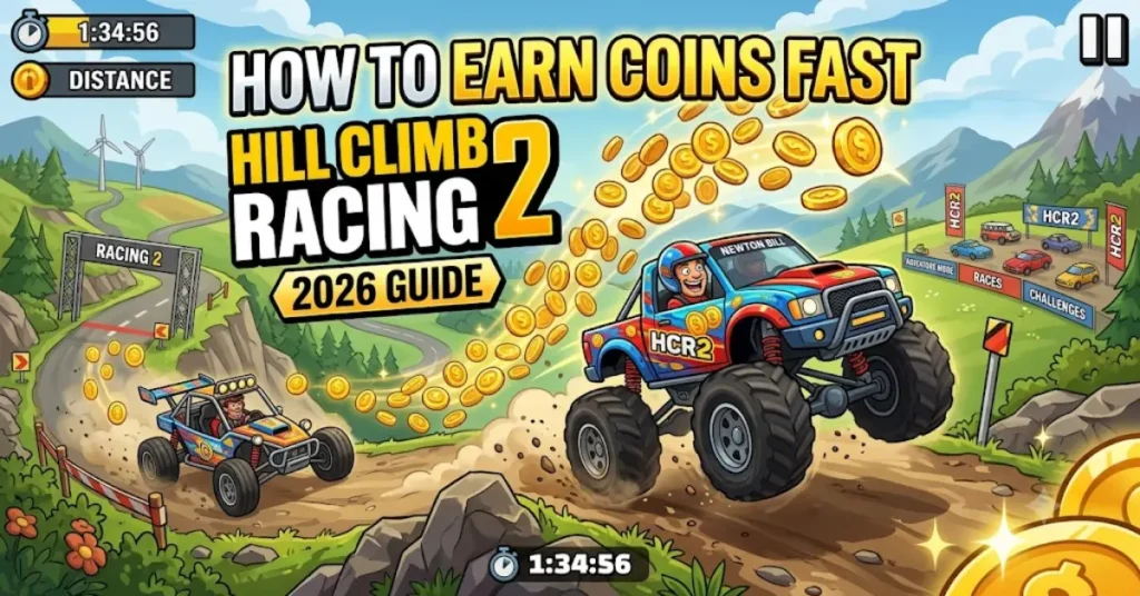 how to earn coins fast in hill climb racing 2