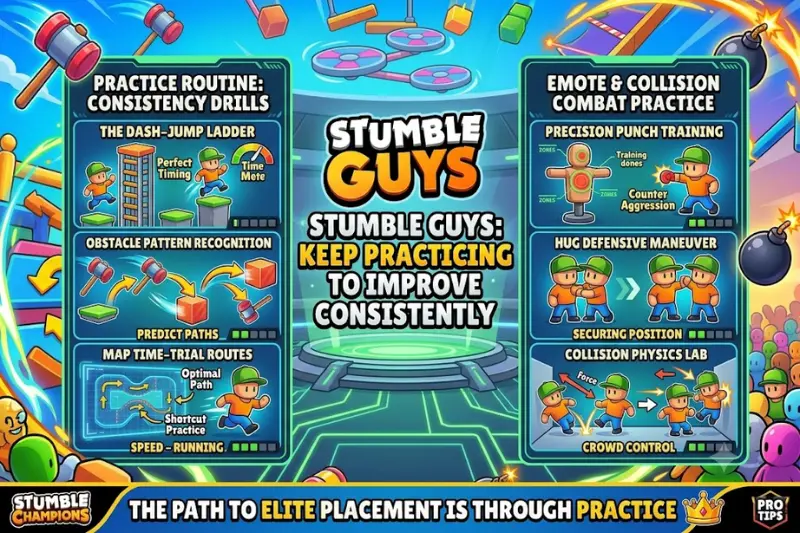 keep practicing to improve consistently